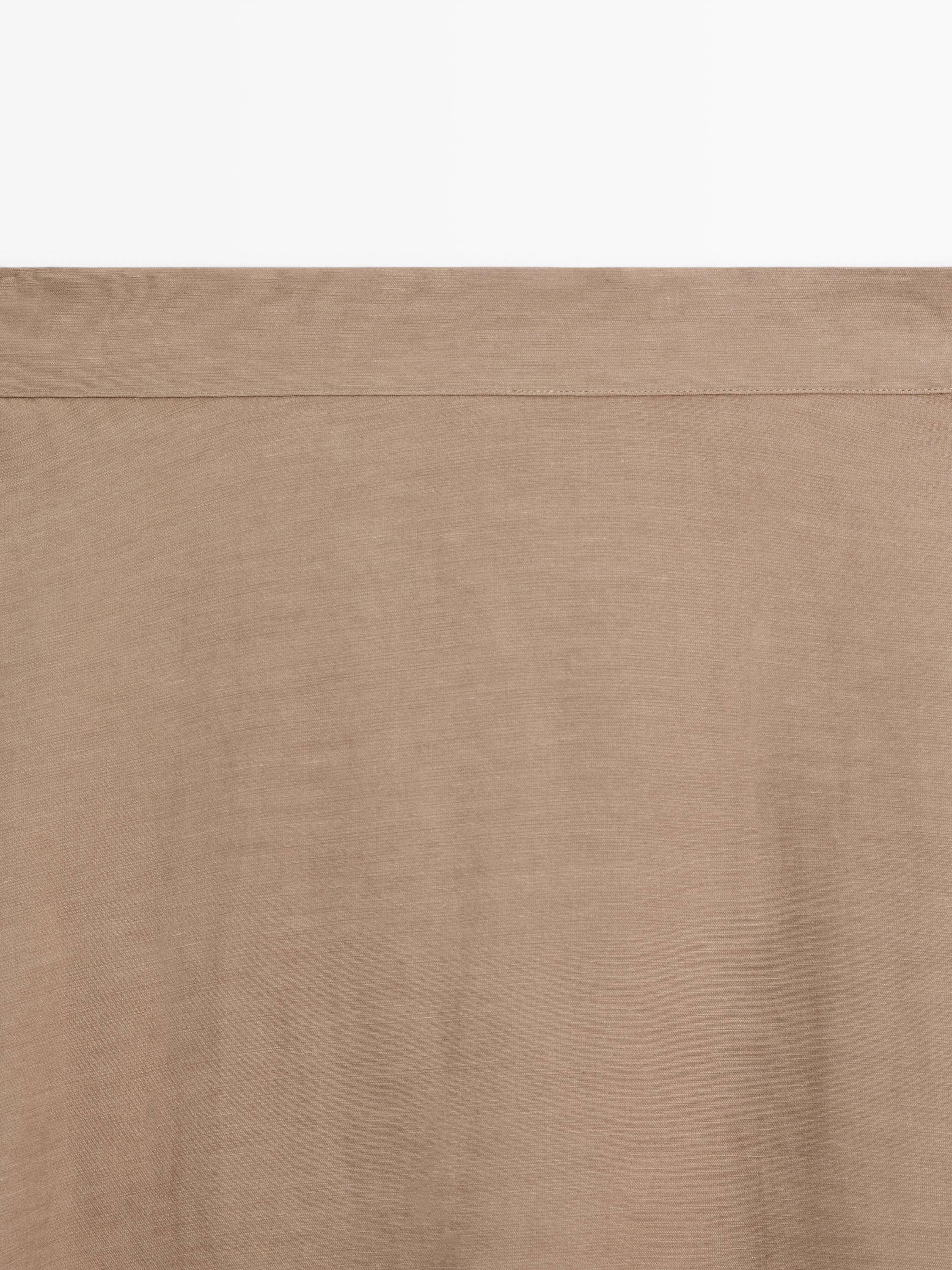 Jupe midi évasée à taille élastique